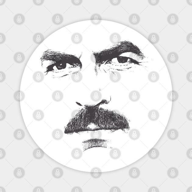 Tom Selleck Face Classic Magnet by Pop Laris Manis